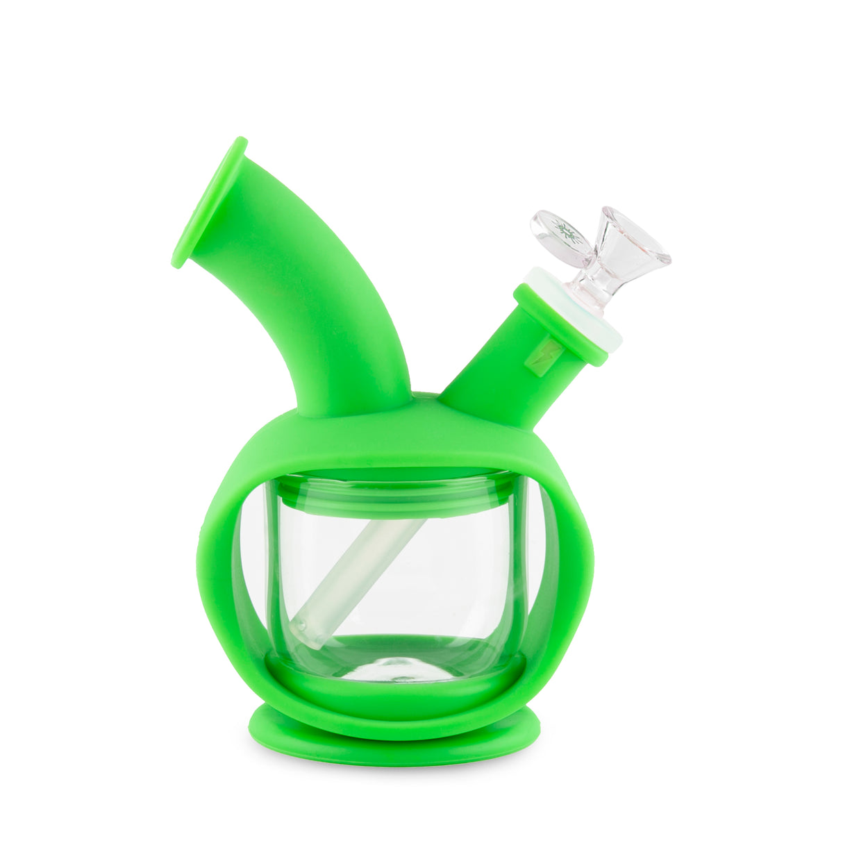 Ooze Kettle Silicone Water Bubbler & Dab Rig - Slime Green