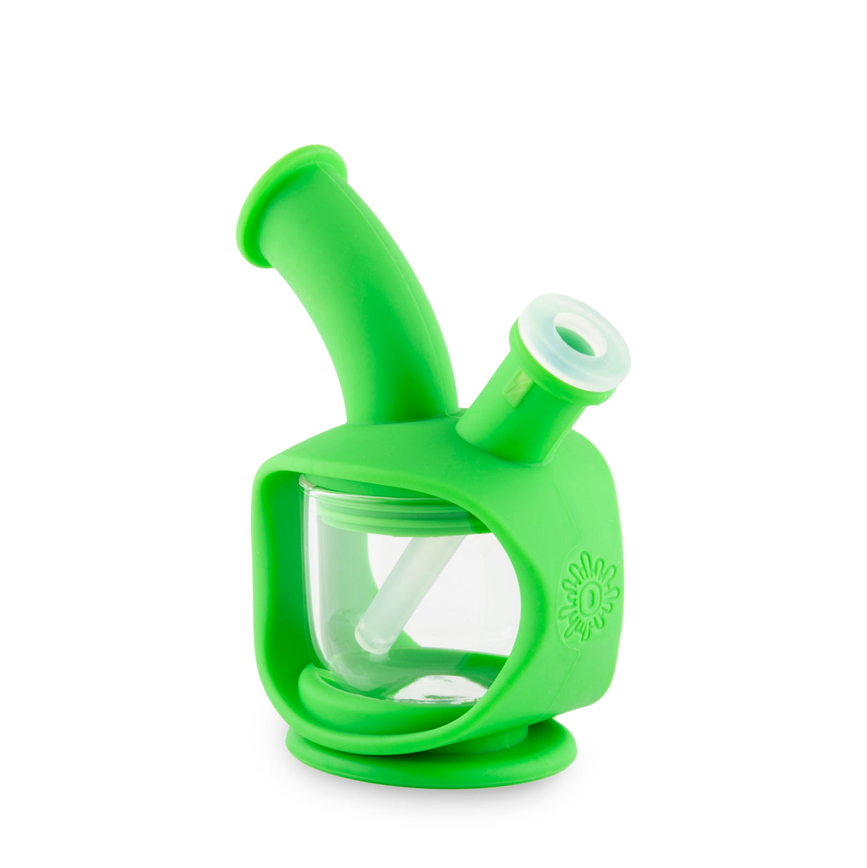 Ooze Kettle Silicone Water Bubbler & Dab Rig - Slime Green