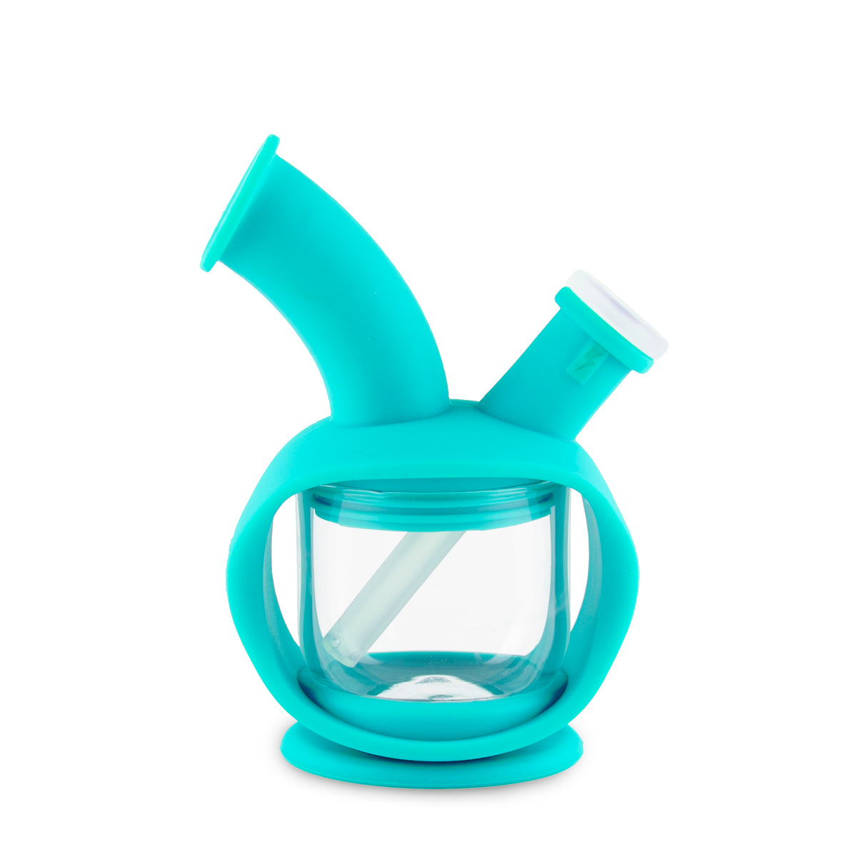 Ooze Kettle Silicone Water Bubbler & Dab Rig - Aqua Teal