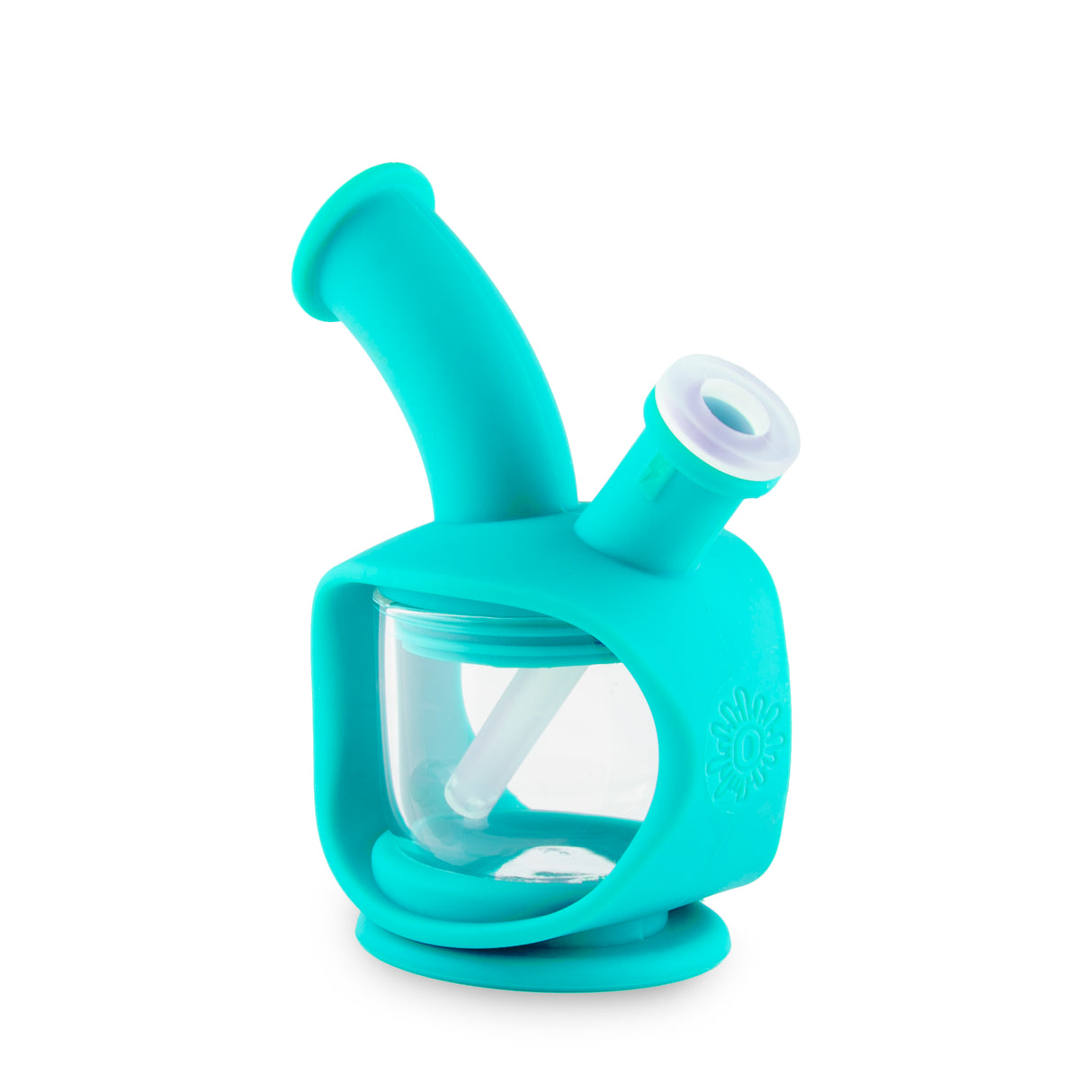 Ooze Kettle Silicone Water Bubbler & Dab Rig - Aqua Teal