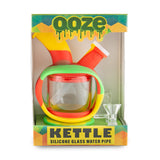 Ooze Kettle Silicone Water Bubbler & Dab Rig - Rasta