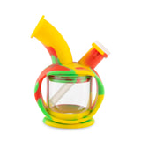 Ooze Kettle Silicone Water Bubbler & Dab Rig - Rasta