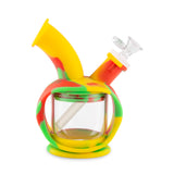 Ooze Kettle Silicone Water Bubbler & Dab Rig - Rasta