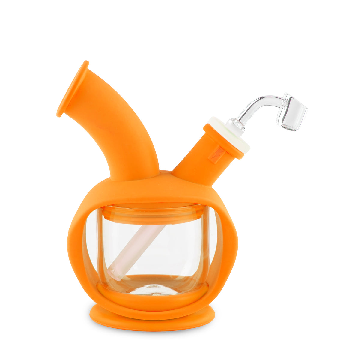 Ooze Kettle Silicone Water Bubbler & Dab Rig - Orange