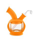 Ooze Kettle Silicone Water Bubbler & Dab Rig - Orange