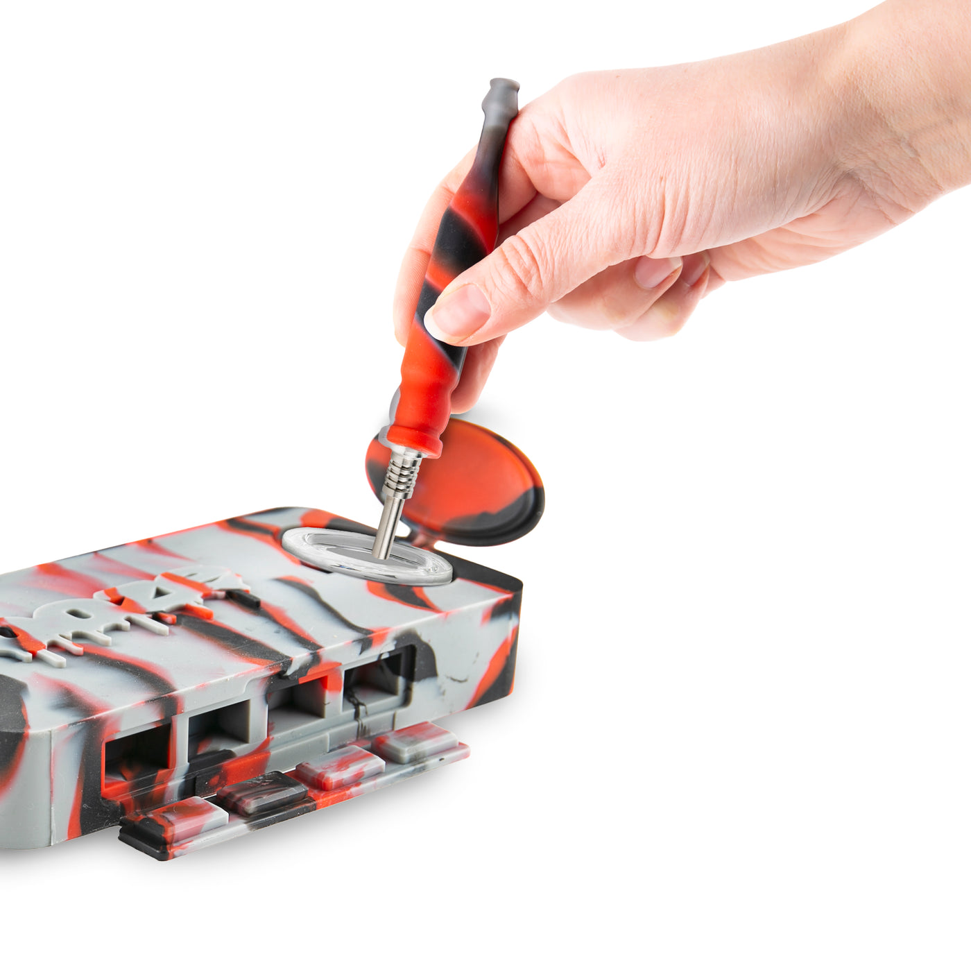 Ooze Slugger Dabbin' Dugout Silicone Travel Dab Kit - After Midnight