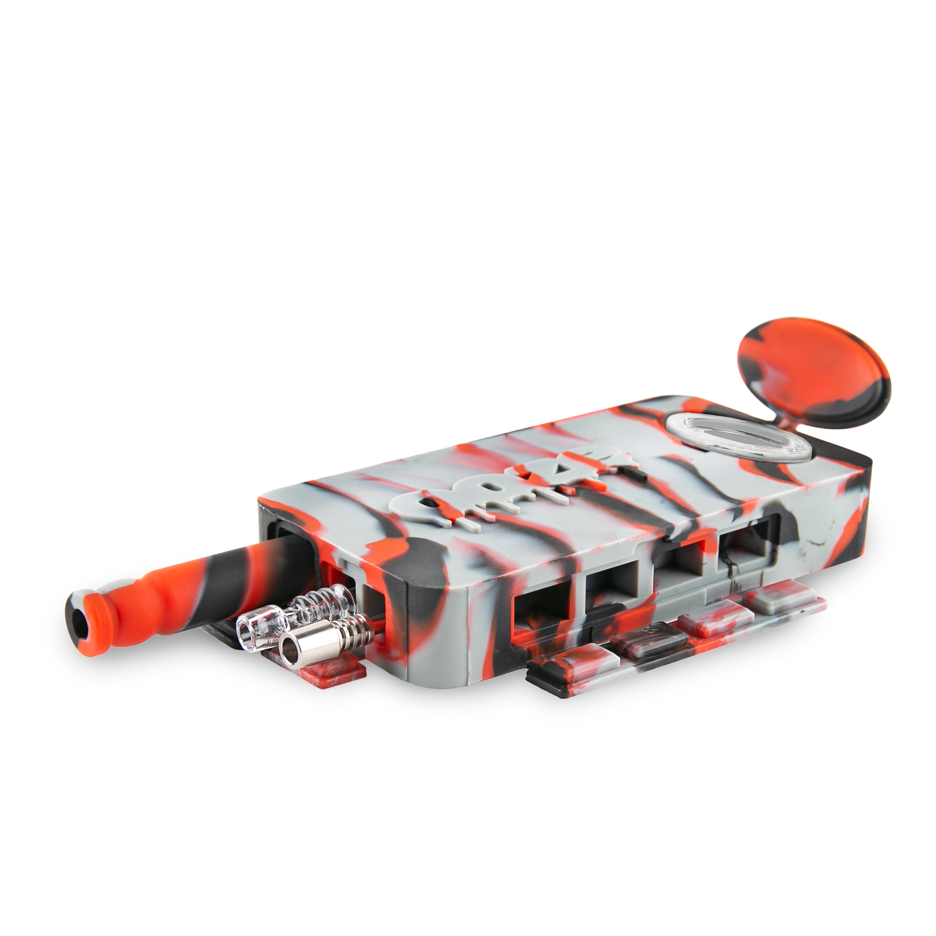 Ooze Slugger Silicone Dab Dugout & Nectar Straw - After Midnight