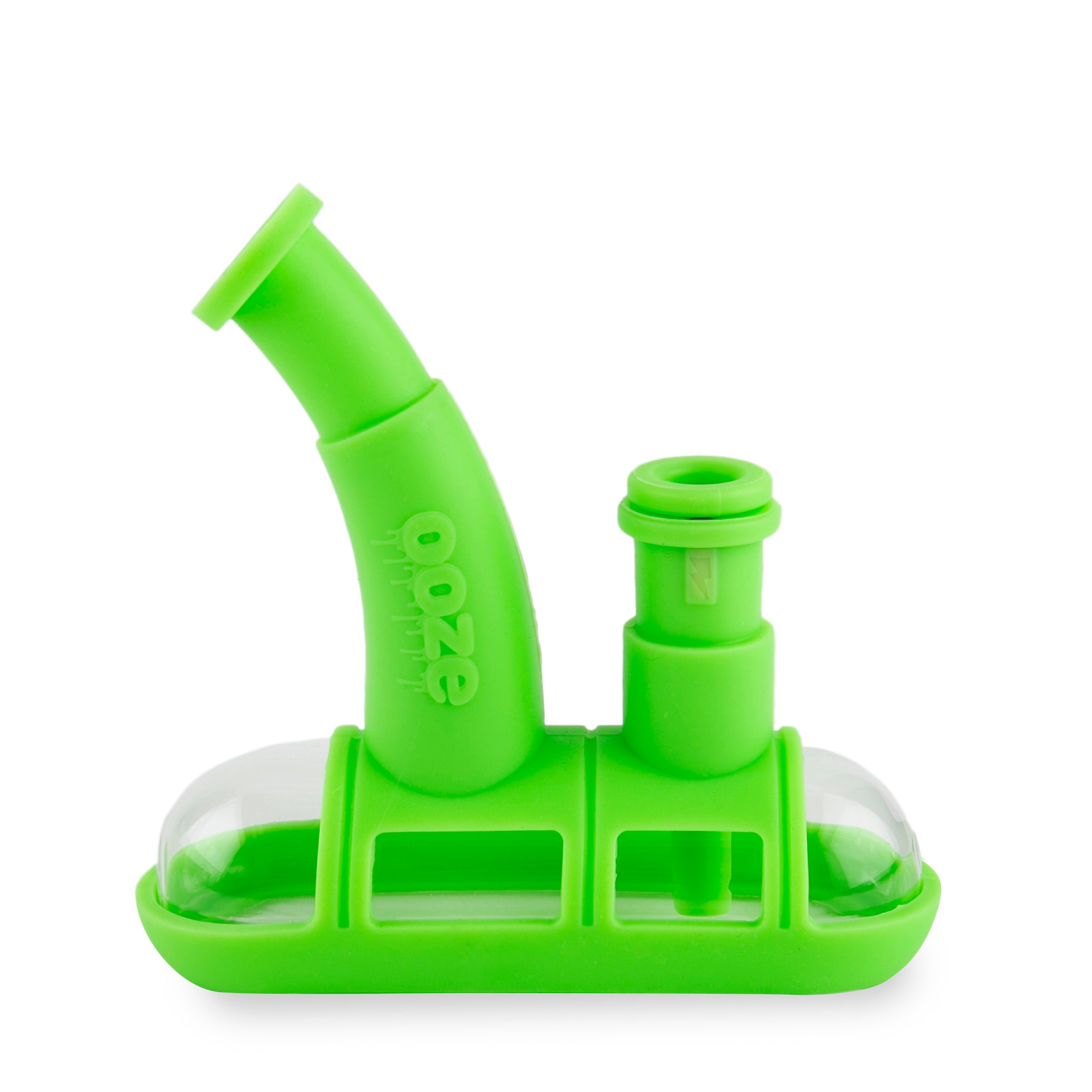 Ooze Steamboat Silicone Bubbler - Green | Bongs & Dab Rigs
