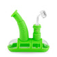 Ooze Steamboat Silicone Water Bubbler & Dab Rig - Slime Green