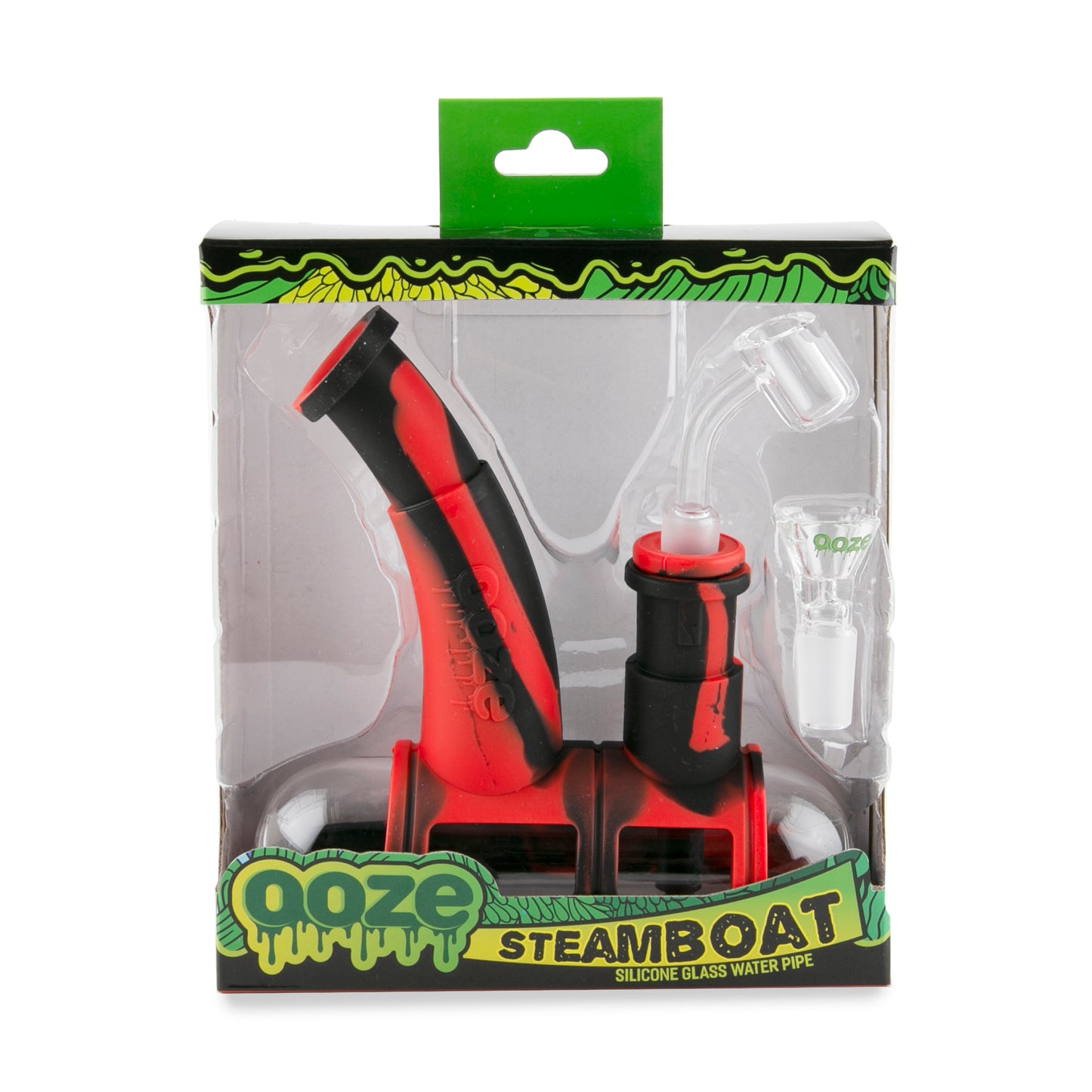 Ooze Steamboat Silicone Water Bubbler & Dab Rig - Lava