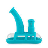 Ooze Steamboat Silicone Water Bubbler & Dab Rig - Aqua Teal