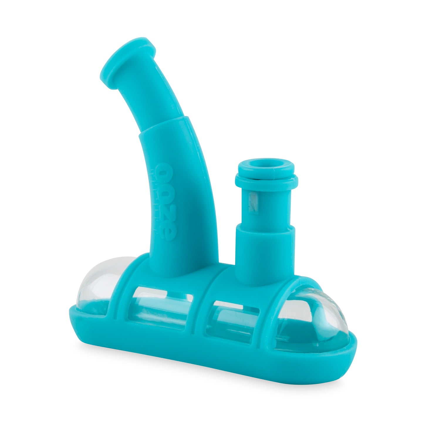Ooze Steamboat Silicone Water Bubbler & Dab Rig - Aqua Teal
