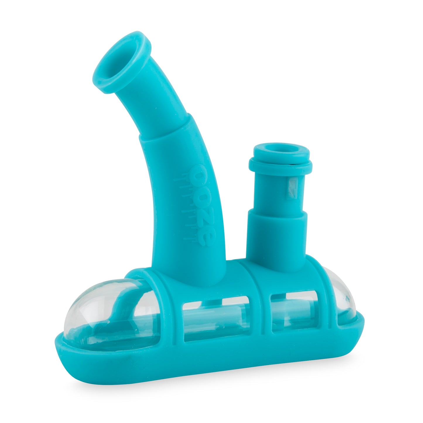Ooze Steamboat Silicone Water Bubbler & Dab Rig - Aqua Teal
