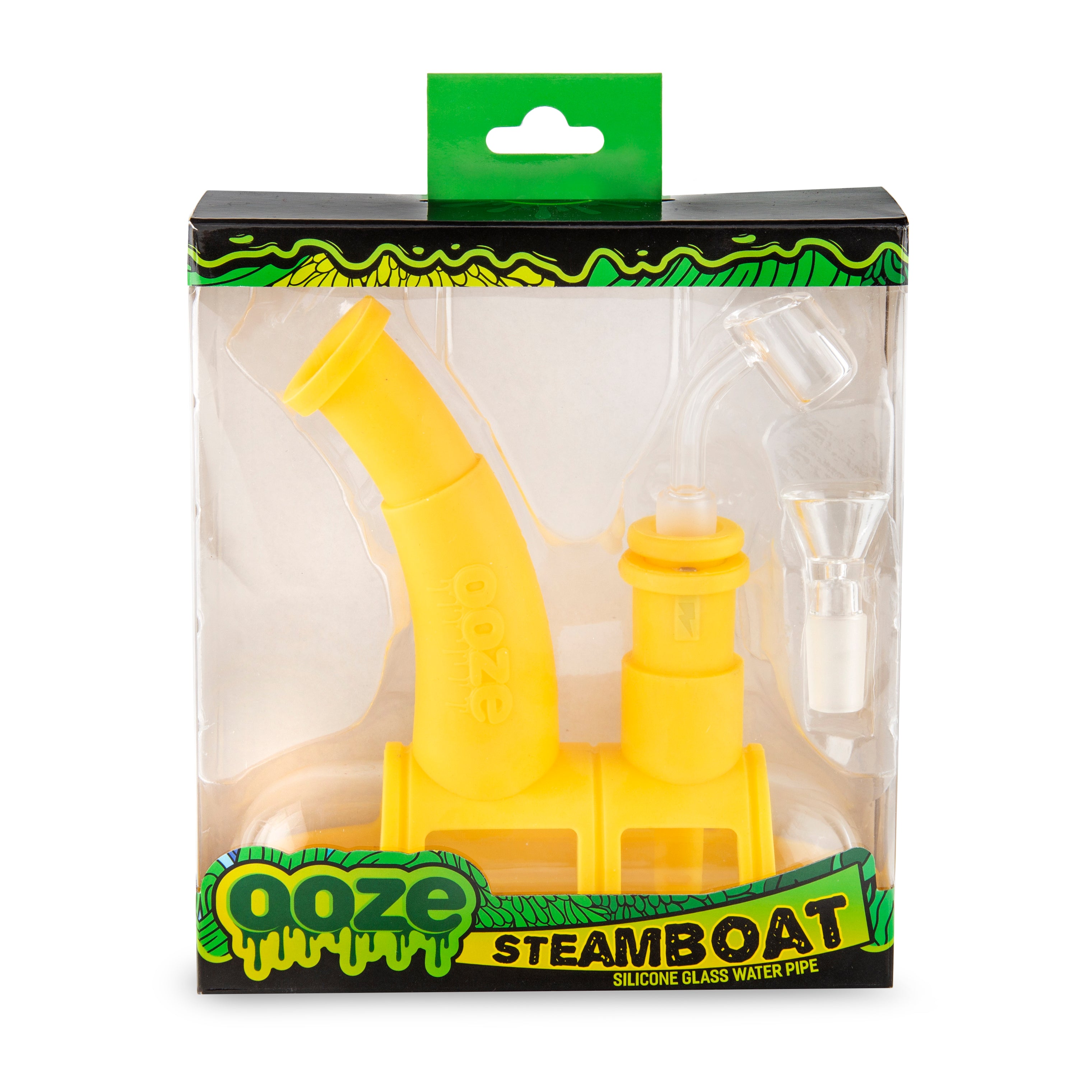 Ooze Steamboat Silicone Bubbler - Yellow | Bongs & Dab Rigs