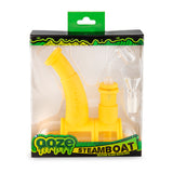 Ooze Steamboat Silicone Water Bubbler & Dab Rig - Mellow Yellow