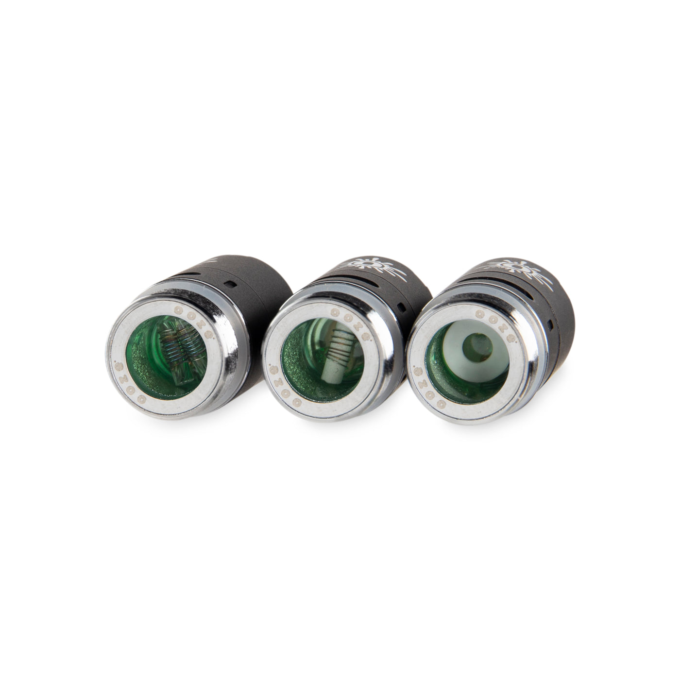 Ooze Fusion Vaporizer Replacement Atomizer 3-Pack + Mouthpiece - Panther Black