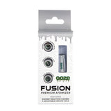 Ooze Fusion Vaporizer Replacement Atomizer 3-Pack + Mouthpiece - Cosmic Chrome