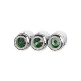 Ooze Fusion Vaporizer Replacement Atomizer 3-Pack + Mouthpiece - Cosmic Chrome