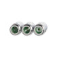 Ooze Fusion Vaporizer Replacement Atomizer 3-Pack + Mouthpiece - Cosmic Chrome