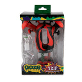 Ooze Trip Pipe Silicone Water Bubbler & Dab Rig - Lava