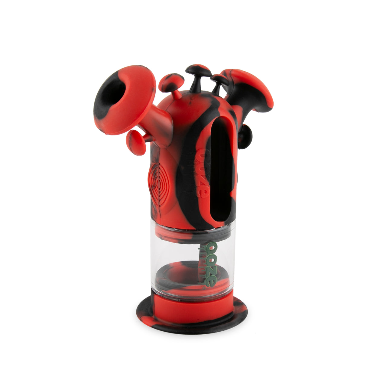 Ooze Trip Pipe Silicone Water Bubbler & Dab Rig - Lava