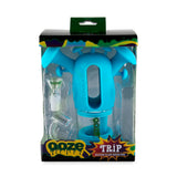 Ooze Trip Pipe Silicone Water Bubbler & Dab Rig - Aqua Teal