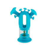 Ooze Trip Pipe Silicone Water Bubbler & Dab Rig - Aqua Teal