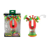 Ooze Trip Pipe Silicone Water Bubbler & Dab Rig - Rasta