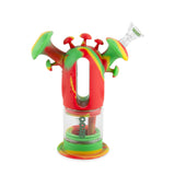 Ooze Trip Pipe Silicone Water Bubbler & Dab Rig - Rasta