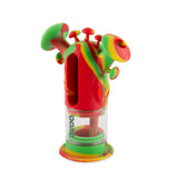 Ooze Trip Pipe Silicone Water Bubbler & Dab Rig - Rasta