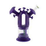 Ooze Trip Pipe Silicone Water Bubbler & Dab Rig - Ultra Purple