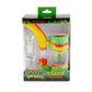 Ooze Stack Pipe Silicone Water Bubbler & Dab Rig - Rasta