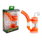 Ooze Stack Pipe Silicone Water Bubbler & Dab Rig - Summer Glow
