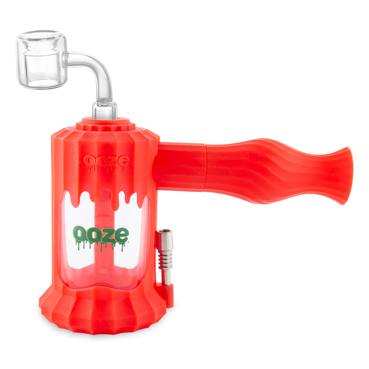 Clobb – Silicone Glass 4-in-1 Hybrid -  Scarlet