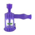 Purple silicone Clobb with bowl inserted to show as a bong