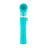 Ooze Piper Silicone Glass Hand Pipe & Chillum - Aqua Teal