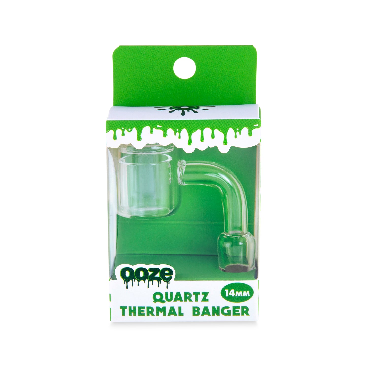 Ooze Quartz 90 Degree Thermal 14mm Male Glass Banger