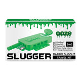 Ooze Slugger Dabbin' Dugout Silicone Travel Dab Kit - Slime Green