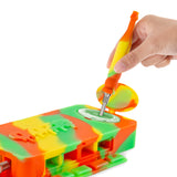 Ooze Slugger Dabbin' Dugout Silicone Travel Dab Kit - Rasta