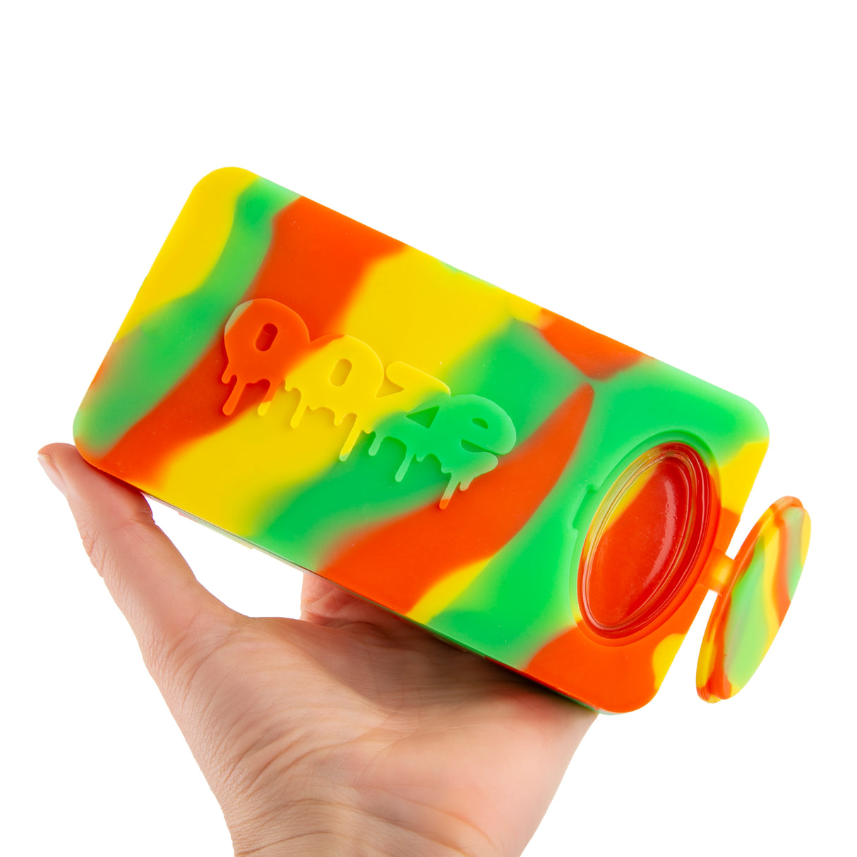 Ooze Slugger Dabbin' Dugout Silicone Travel Dab Kit - Rasta