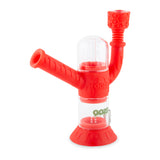 Ooze Cranium Silicone Water Pipe, Dab Rig & Dab Straw - Scarlet