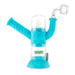 Ooze Cranium Silicone Water Pipe, Dab Rig & Dab Straw - Aqua Teal