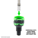 Ooze Cranium Silicone Water Pipe, Dab Rig & Dab Straw - Chameleon
