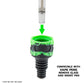 Ooze Cranium Silicone Water Pipe, Dab Rig & Dab Straw - Chameleon