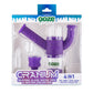 Ooze Cranium Silicone Water Pipe, Dab Rig & Dab Straw - Ultra Purple