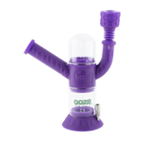 Purple silicone Cranium bong with bowl attachment inserted