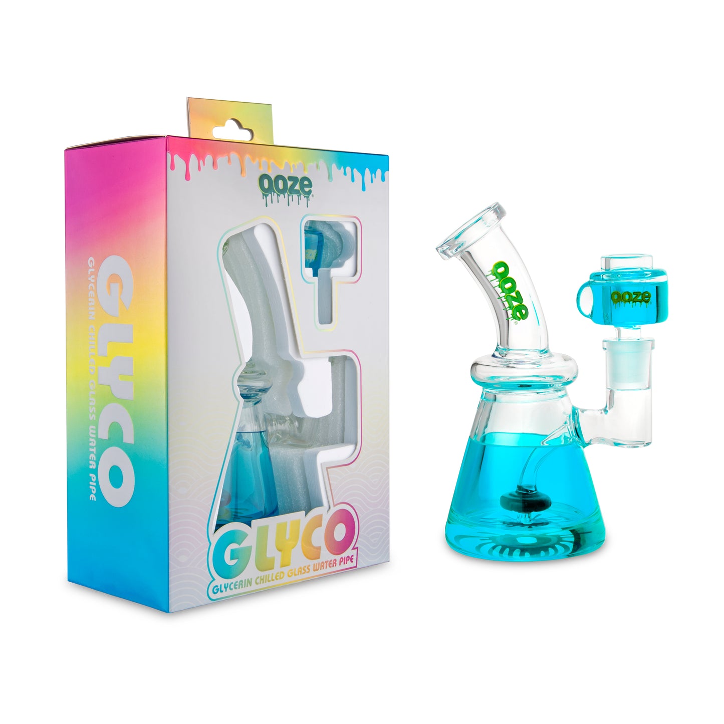 Glyco Freeze Bong - Aqua Teal