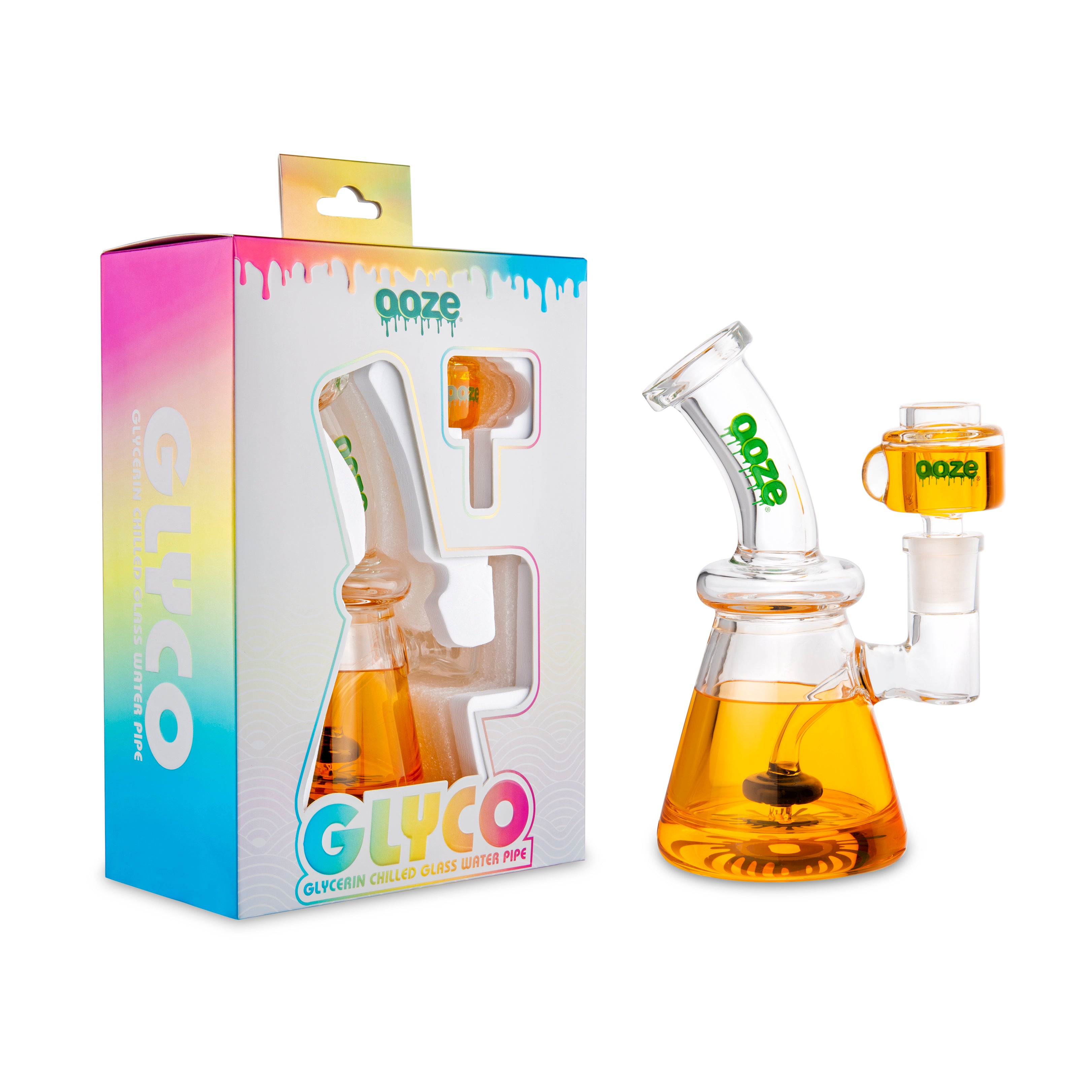 Ooze Glyco Freeze Bong - Juicy Orange | OozeLife