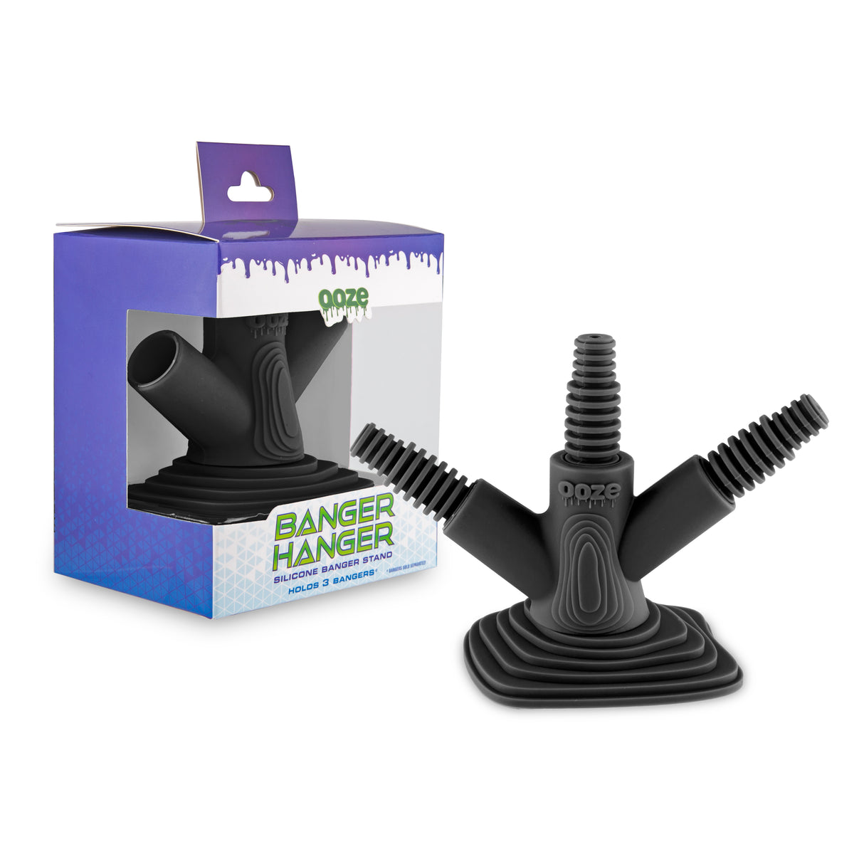 Ooze Banger Hanger Silicone Banger Stand - Panther Black