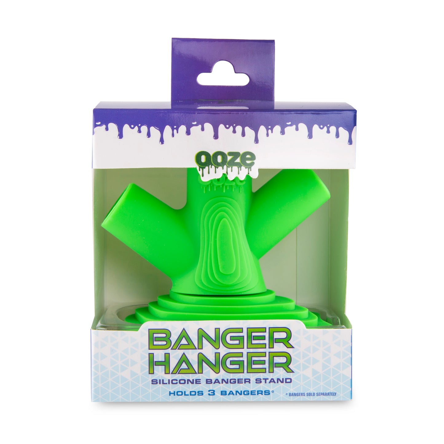 Ooze Banger Hanger Silicone Banger Stand - Slime Green